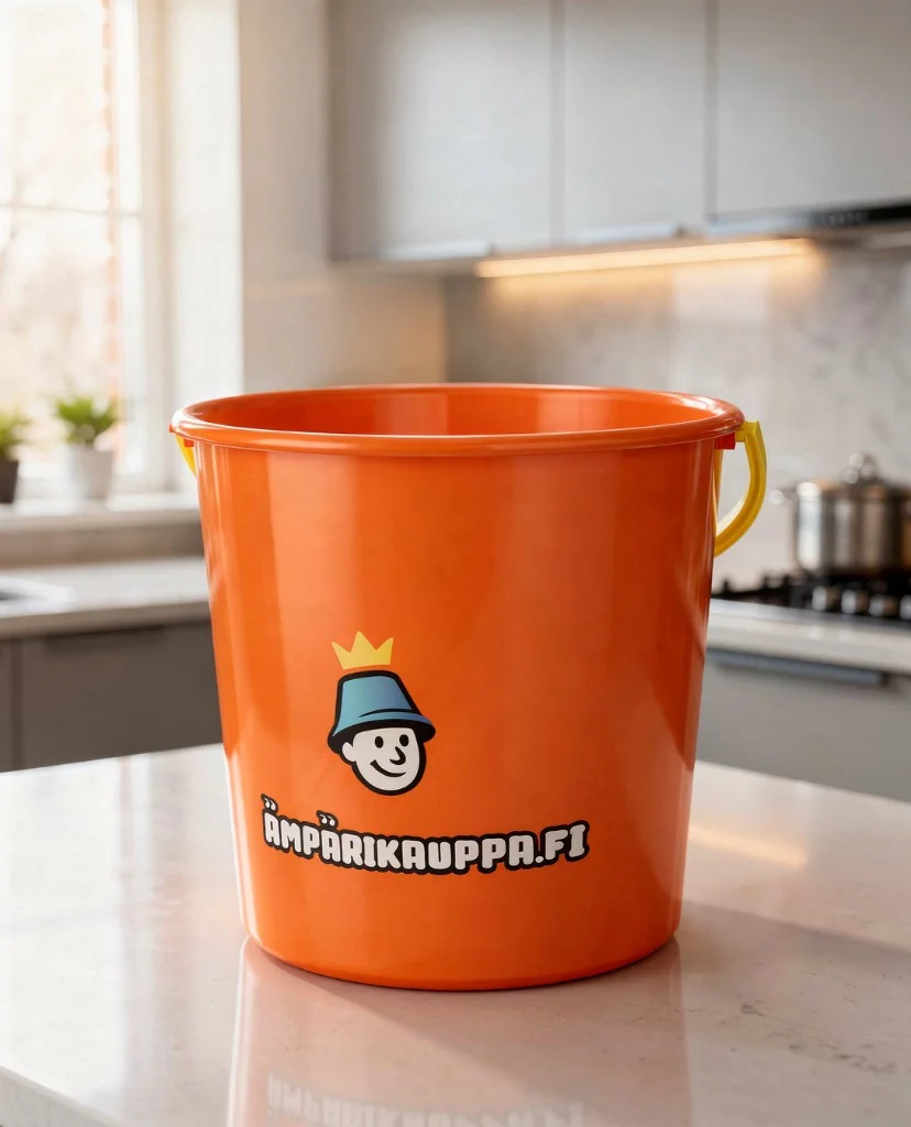 Ämpäri omalla logolla
